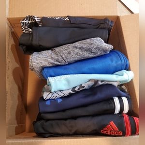 10 item athletic clothing bundle, boys 7-8